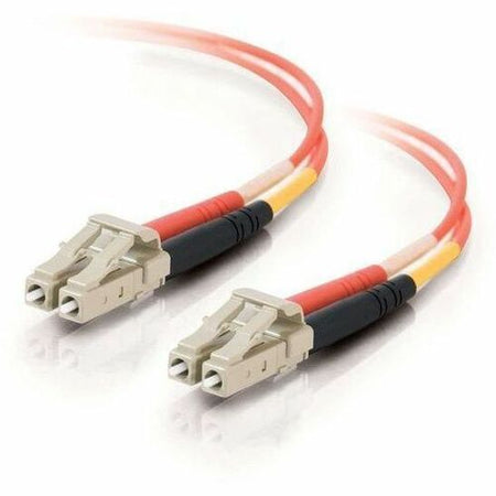 C2G 3.3ft (1m) LC-LC 62.5/125 OM1 Duplex Multimode PVC Fiber Optic Cable - Orange - 33172