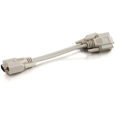 C2G 8in One HD15 VGA Male to Two HD15 VGA Female Y-Cable - 25246