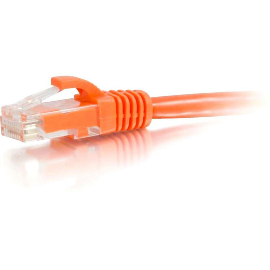 C2G 10ft Cat6 Unshielded Ethernet Cable - Cat 6 Network Patch Cable - ORNG - 27813