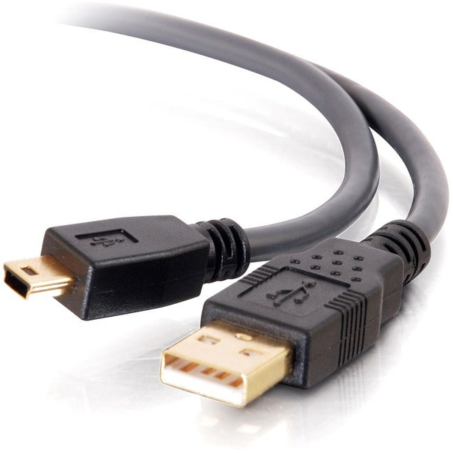 C2G Ultima Series 9.8ft USB A to USB Mini B Cable - USB to Mini B Cable - USB 2.0 - Black - M/M - 29652