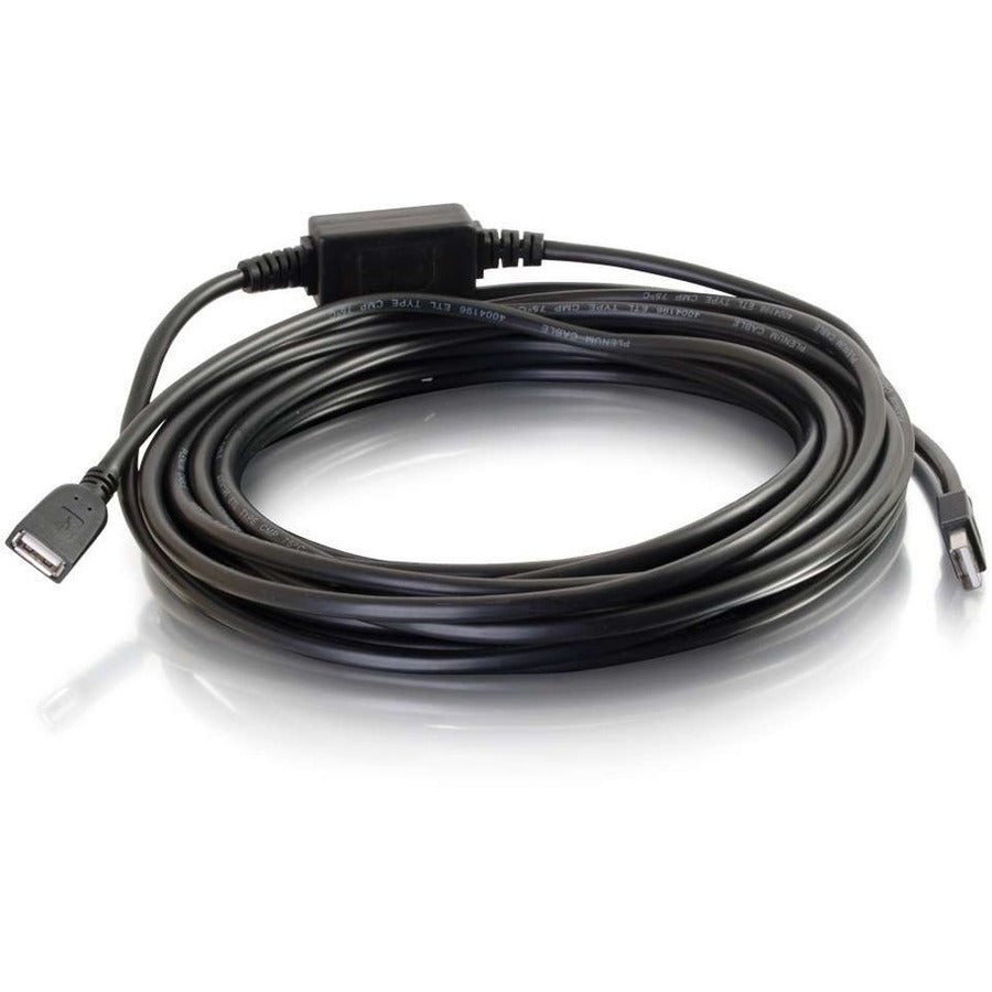 C2G 32ft USB to USB Extension Cable - USB A to USB A - Active - M/F - 39011
