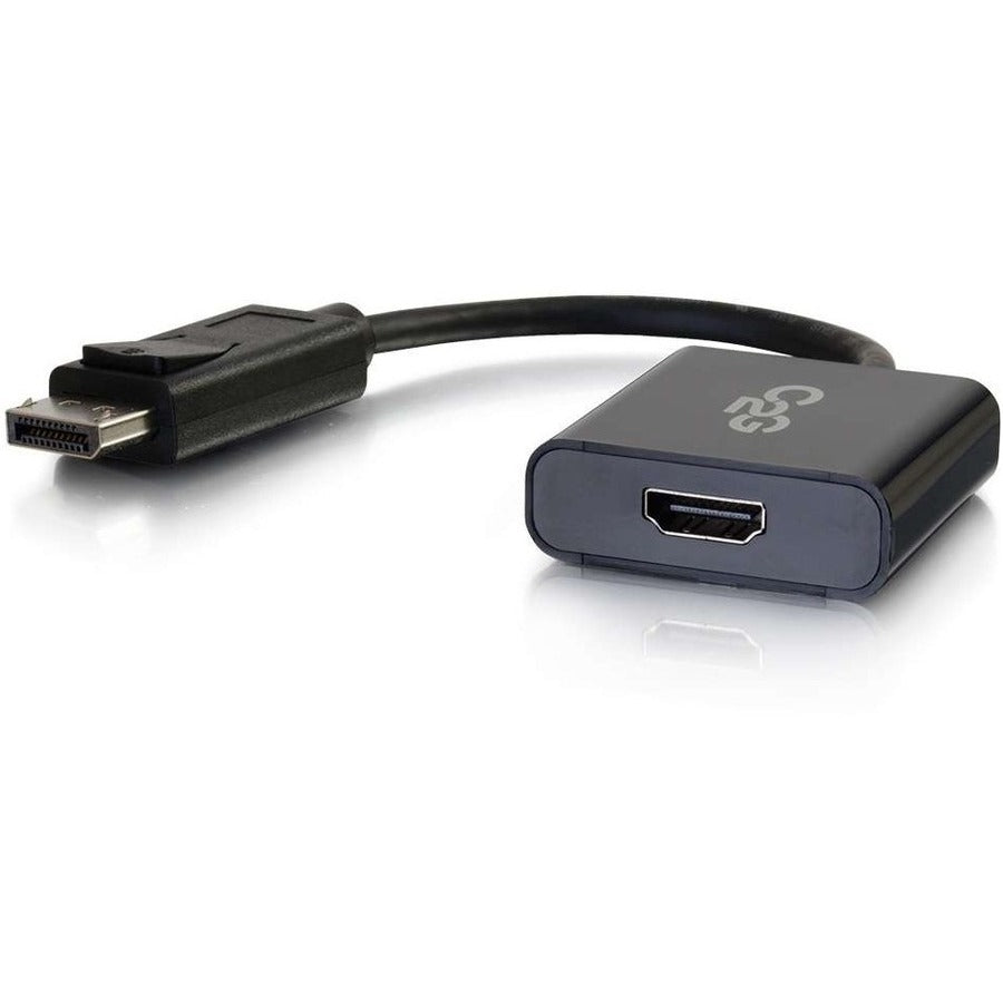 C2G DisplayPort to HDMI Active Adapter Converter 4K 30Hz - Black - 54306