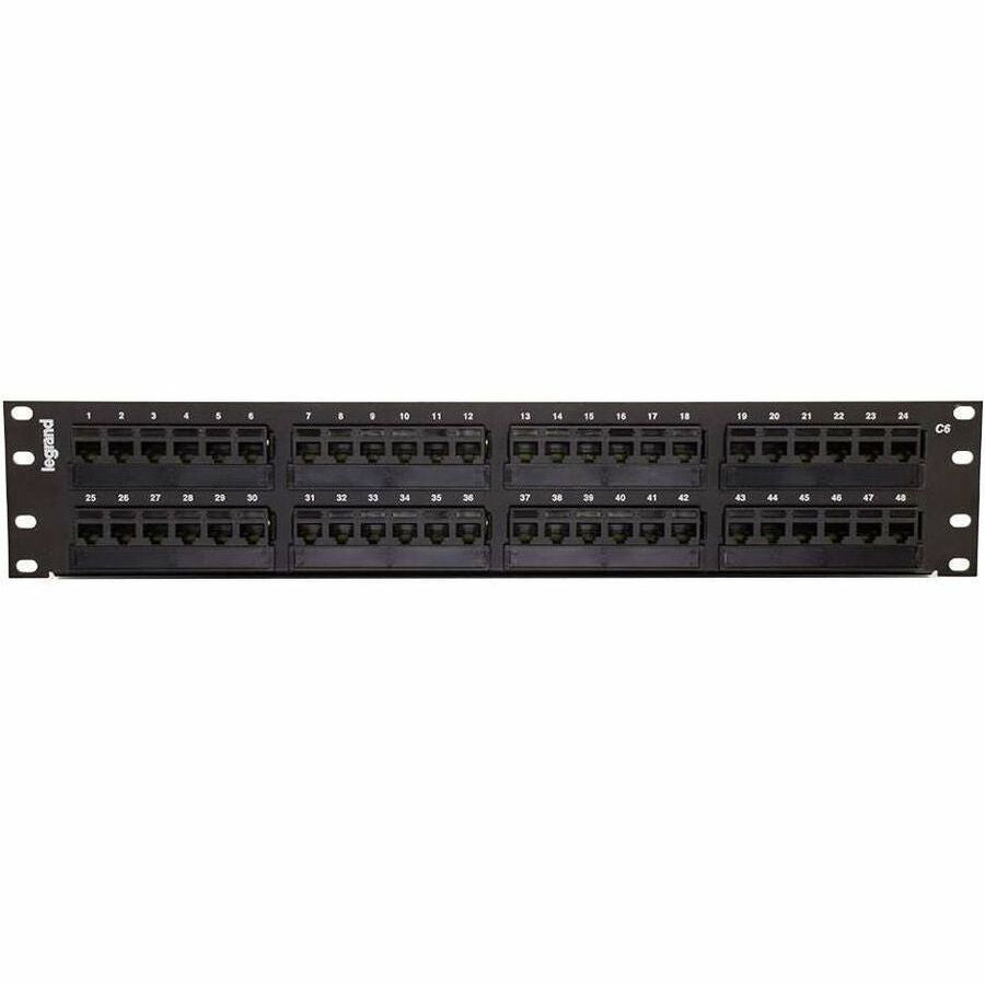 C2G 48-Port Cat6 110-Type Patch Panel (TAA Compliant) - 37200
