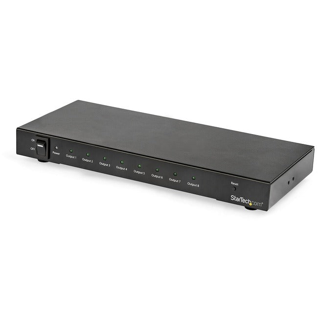 StarTech.com 8-Port 4K 60Hz HDMI Splitter - HDR Support - HDMI 2.0 Splitter - 7.1 Surround Sound Audio - ST128HD20