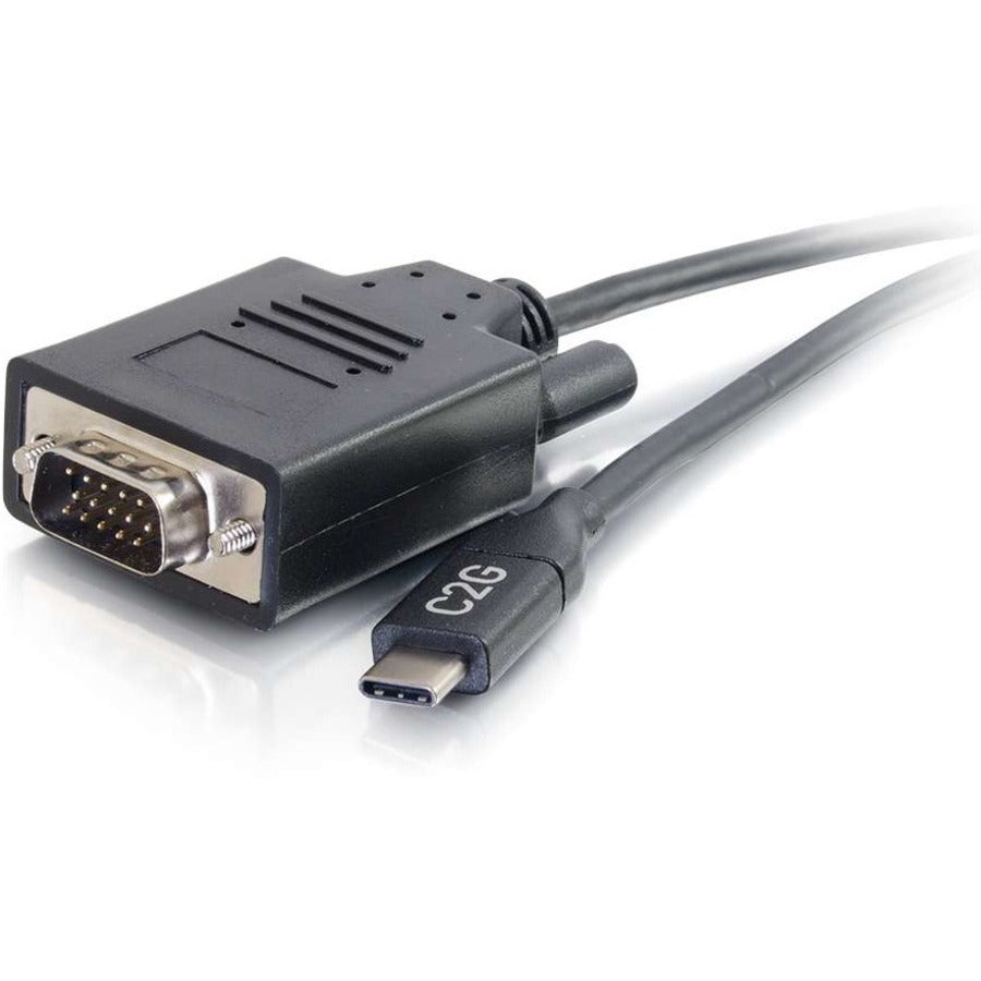 C2G 6ft USB C to VGA Adapter Cable - Video Adapter - 26895