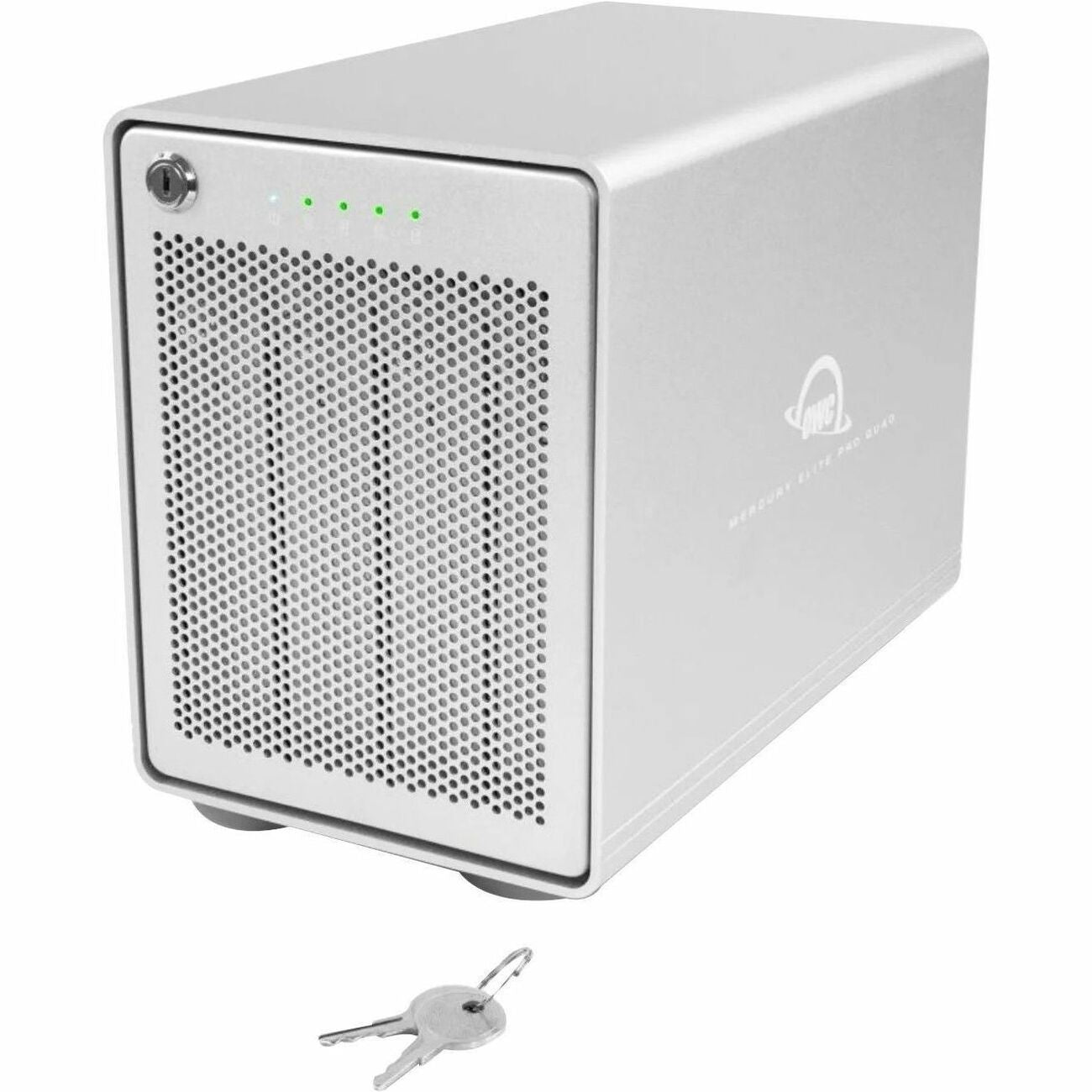 OWC Mercury Elite Pro Quad Drive Enclosure - Silver - OWCMEQCTSRT00