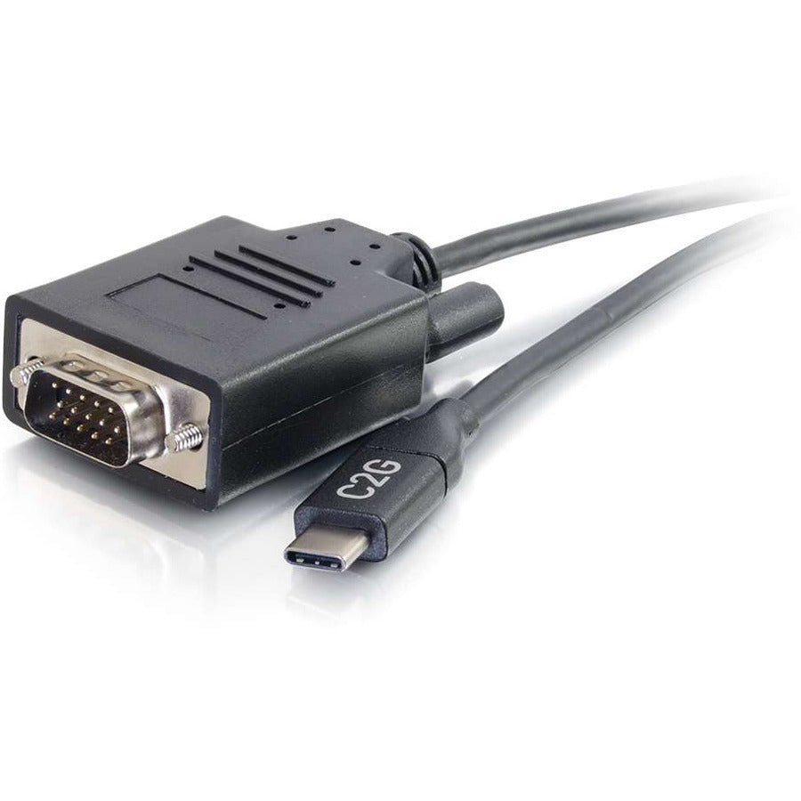 C2G 3ft USB C to VGA Adapter Cable - Video Adapter - 26894