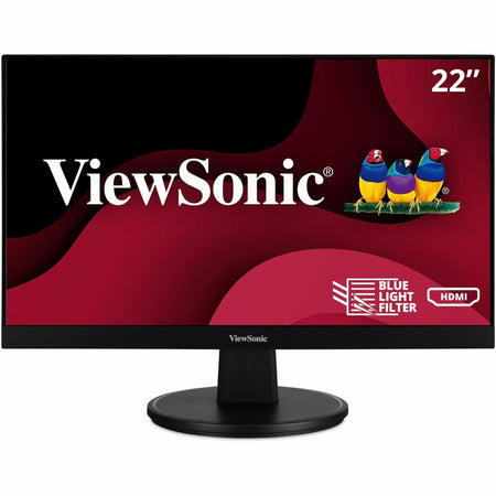 ViewSonic VA2256-MHD 22 Inch IPS 1080p Monitor with Ultra-Thin Bezels, HDMI, DisplayPort and VGA Inputs for Home and Office - VA2256-MHD