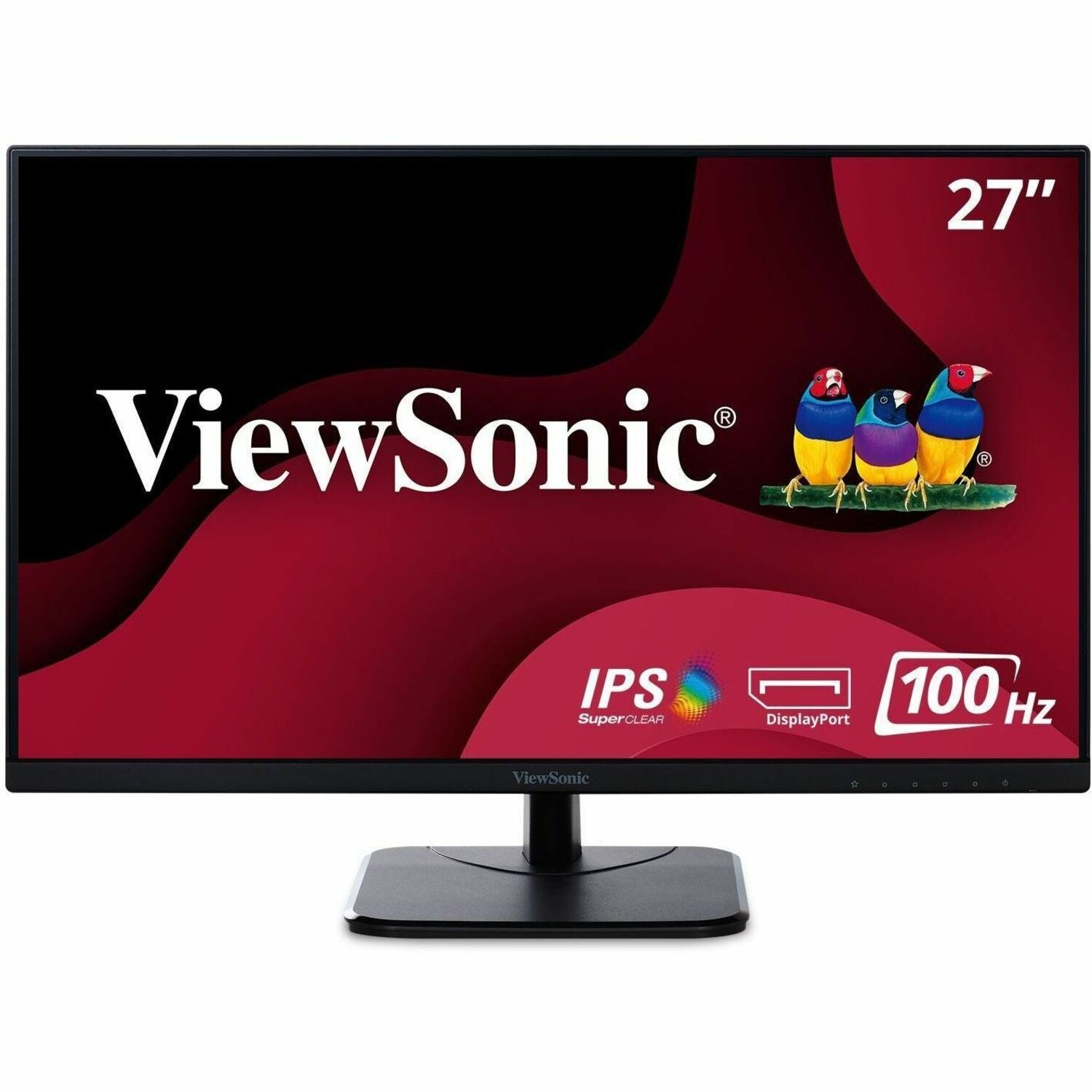 ViewSonic VA2756-MHD 27 Inch IPS 1080p Monitor with 100Hz, Ultra-Thin Bezels, HDMI, DisplayPort and VGA Inputs for Home and Office - VA2756-MHD