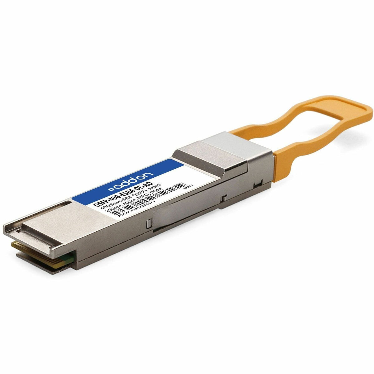 AddOn Dell&reg; QSFP-40G-ESR4 Compatible TAA 40GBase-SR4 QSFP+ Transceiver (MMF, 850nm, 400m, MPO, DOM) - QSFP-40G-ESR4-DE-AO