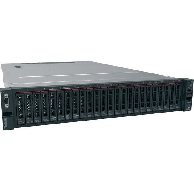 Lenovo ThinkSystem SR650 7X06A09NNA 2U Rack Server - 2 x Intel Xeon Platinum 8176 2.10 GHz - 768 GB RAM - 19.52 TB SSD - (4 x 3.84TB, 2 x 480GB, 4 x 800GB) SSD Configuration - 12Gb/s SAS, Serial ATA/600 Controller - 7X06A09NNA