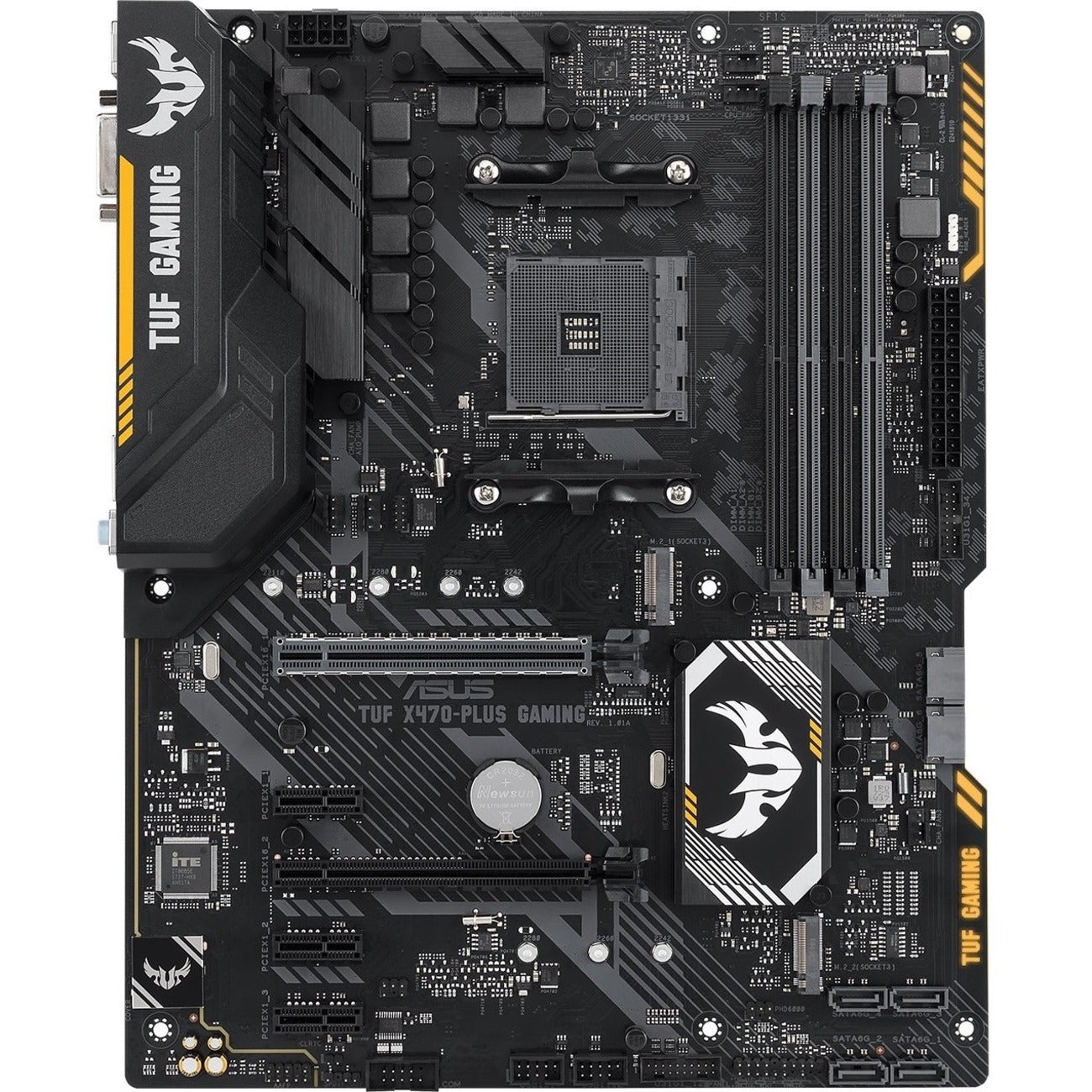 TUF X470-Plus Gaming Desktop Motherboard - AMD X470 Chipset - Socket AM4 - ATX - TUF X470-Plus Gaming