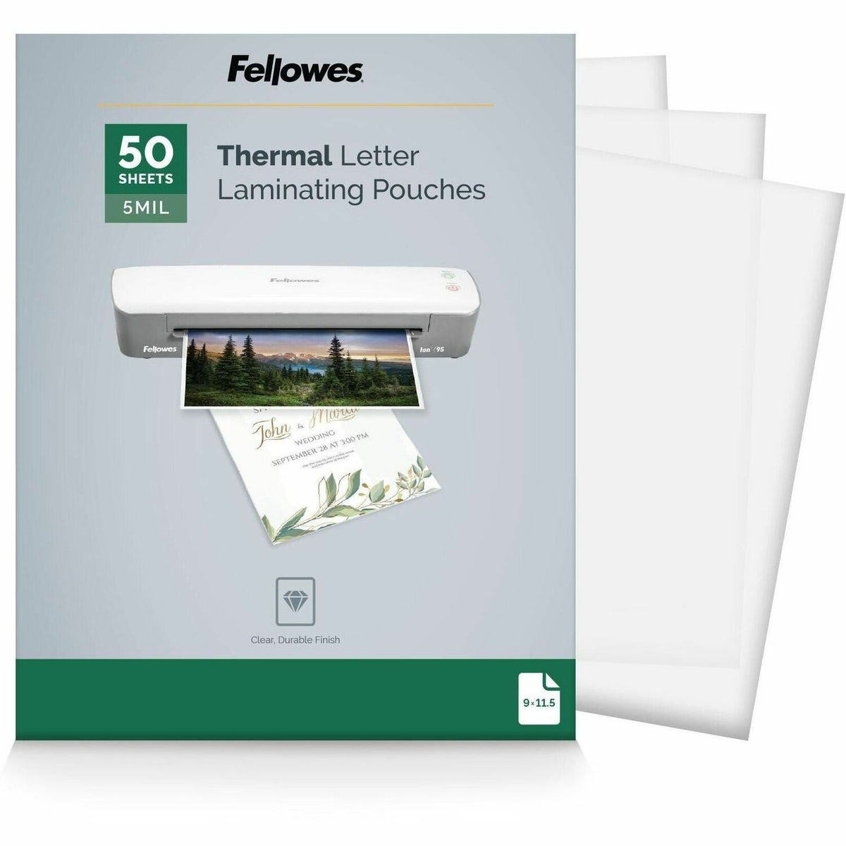 Fellowes Letter-Size Thermal Laminating Pouches - 5744501