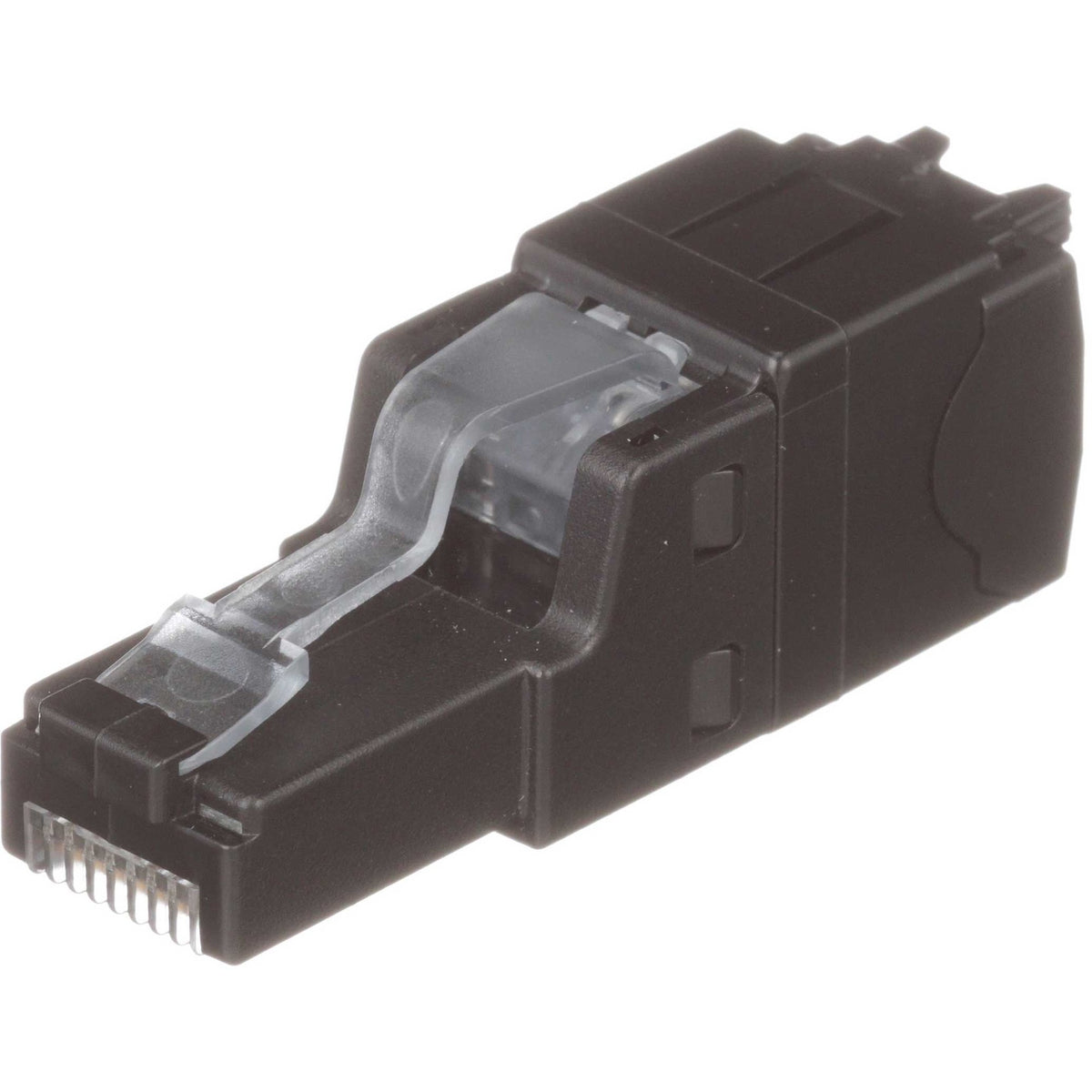 PanNet TX6A RJ45, Cat 6A UTP Field Term Plug, 22-26 AWG, Black - FP6X88MTG-X