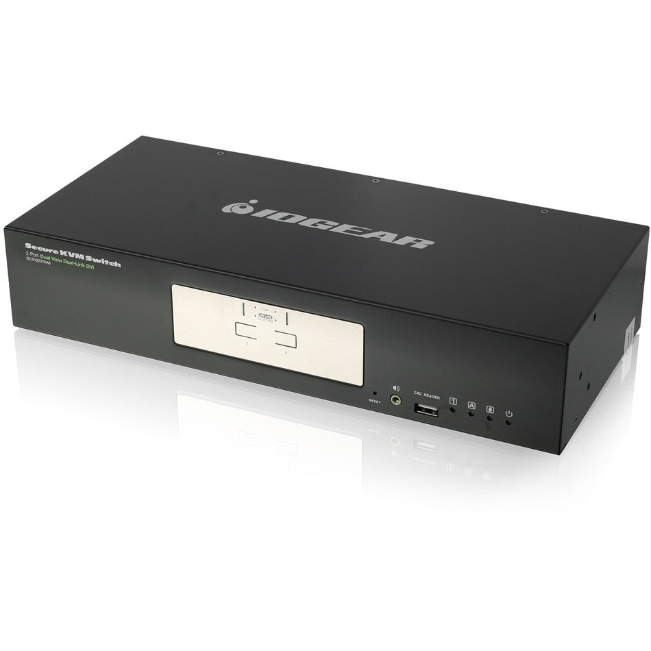 IOGEAR 2-Port Dual View Dual-Link DVI Secure KVM Switch - GCS1222TAA3