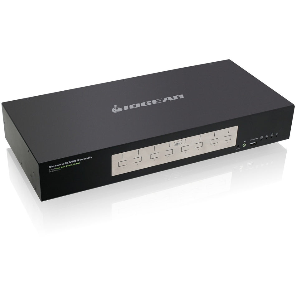 IOGEAR 8-Port Dual View Dual-Link DVI Secure KVM Switch (TAA) - GCS1228TAA3