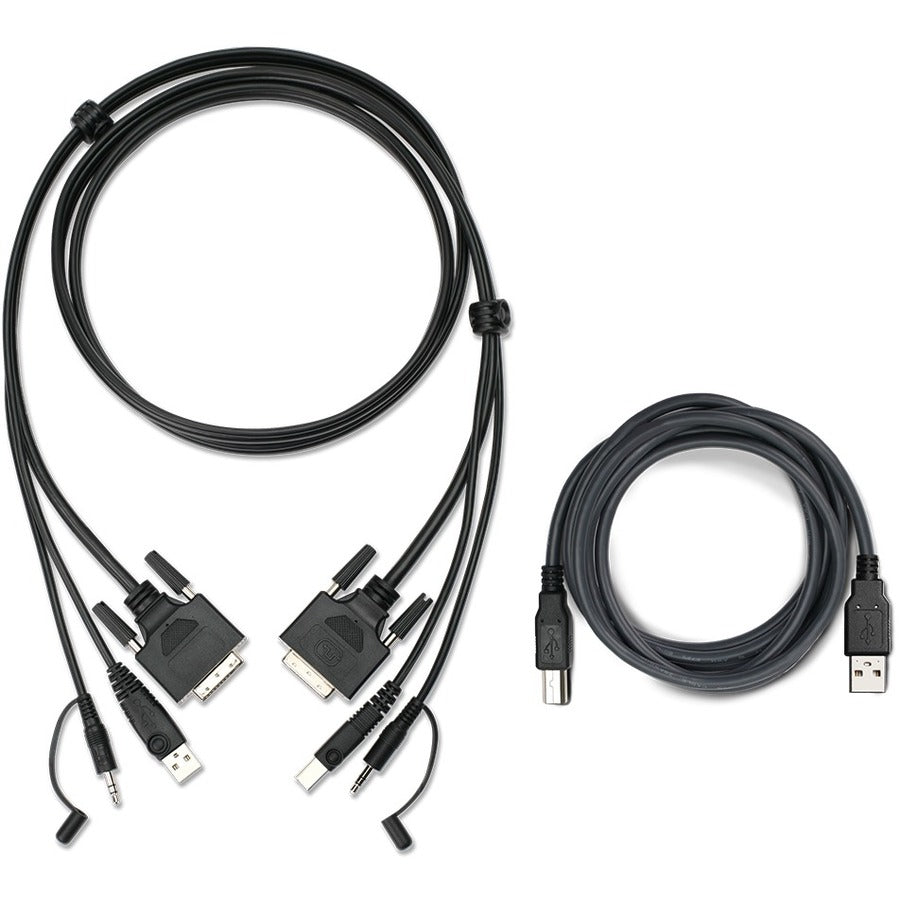 IOGEAR 6 Ft. DVI, USB KVM Cable Kit with Audio (TAA) - G2L702UTAA3