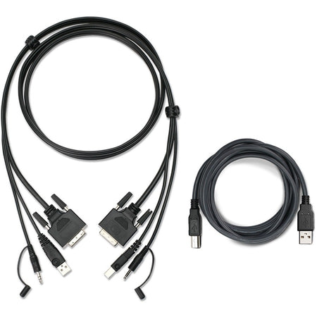 IOGEAR 6 Ft. DVI, USB KVM Cable Kit with Audio (TAA) - G2L702UTAA3