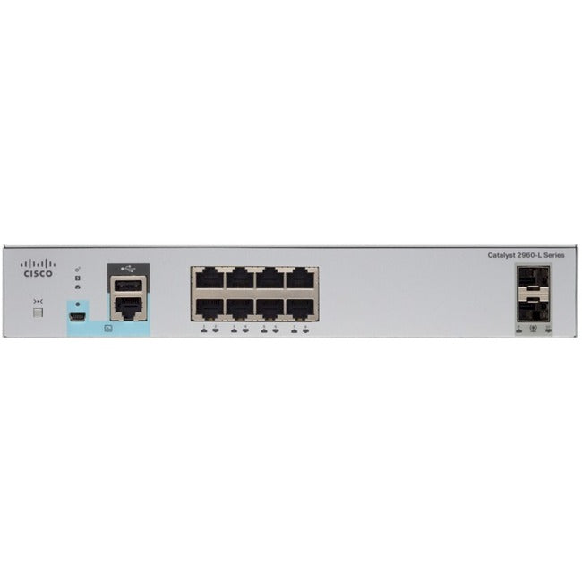 Cisco Catalyst WS-C2960L-8TS-LL Ethernet Switch - WS-C2960L-8TSLL-RF