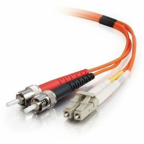 C2G 1m LC-ST 62.5/125 Duplex Multimode OM1 Fiber Cable - Orange - 3ft - 33163