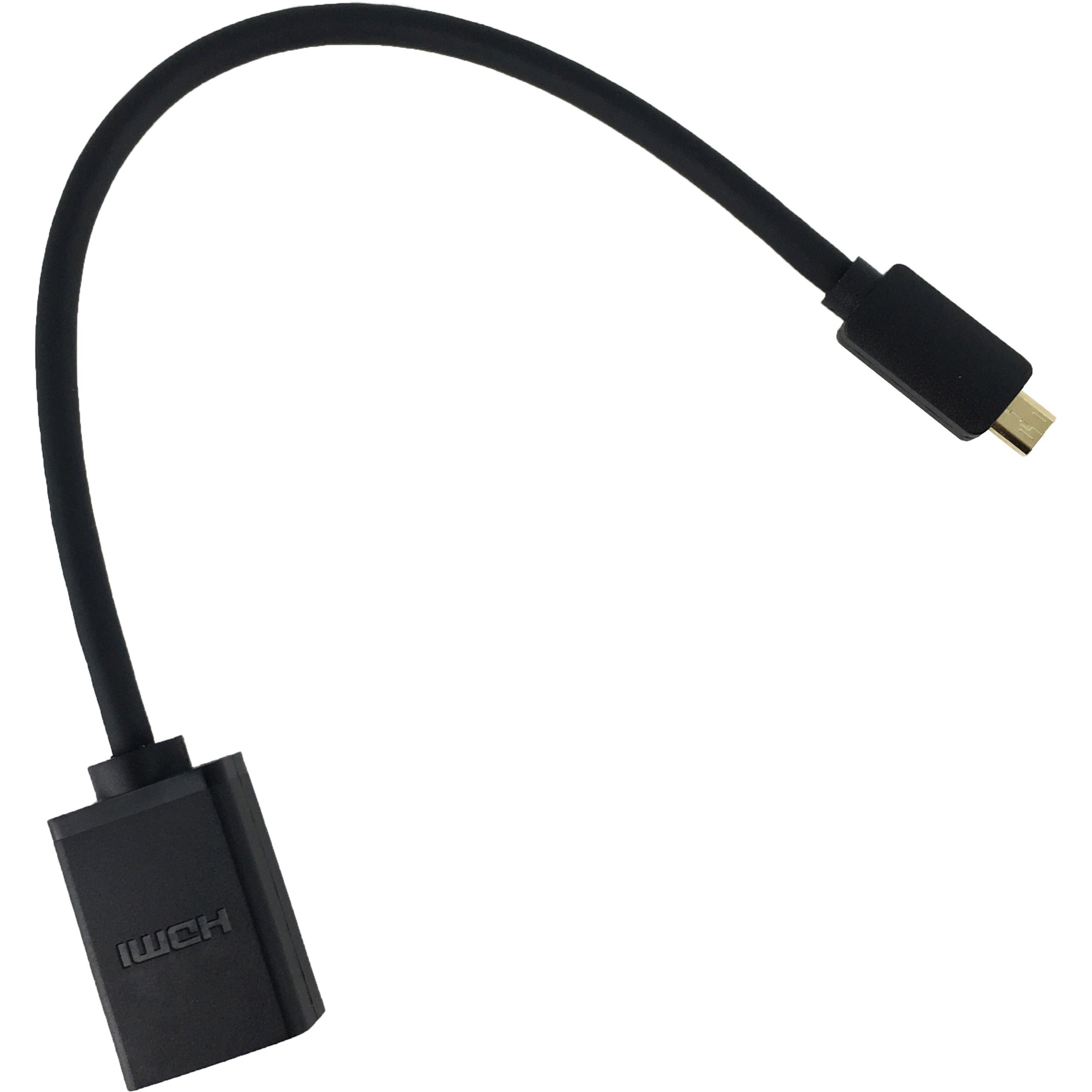 Axiom Micro HDMI Male to HDMI Link Female Adapter - MHDMIMHDMIF-AX
