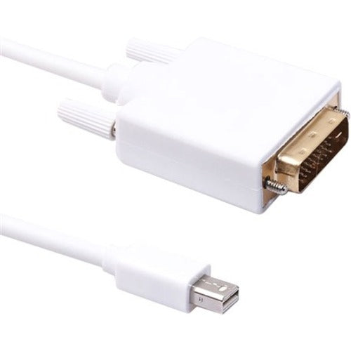 Axiom Mini DisplayPort Male to Dual Link DVI-D Male Adapter Cable 6ft - MDPMDDVIDM06-AX