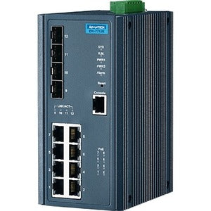 Advantech EKI-7712E-4FPI Ethernet Switch - EKI-7712E-4FPI-AE