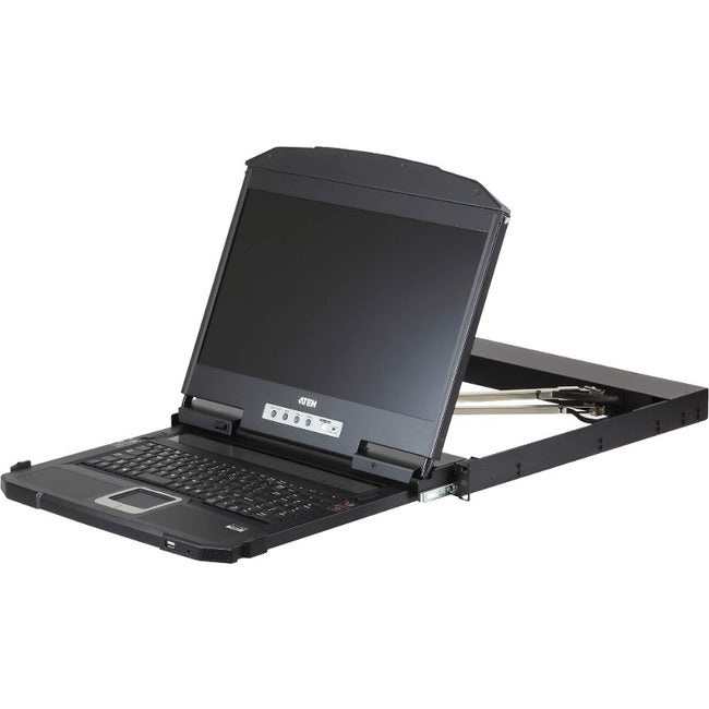 ATEN CL3800 LCD KVM Console with Standard Rack Mount Kit-TAA Compliant - CL3800NW