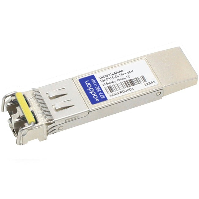 AddOn Alcatel-Lucent Nokia 3HE09328AA Compatible TAA Compliant 10GBase-ER SFP+ Transceiver (SMF, 1550nm, 40km, LC) - 3HE09328AA-AO