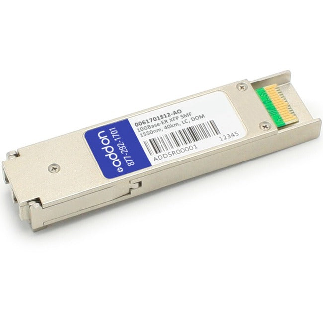 AddOn ADVA 61701812 Compatible TAA Compliant 10GBase-ER XFP Transceiver (SMF, 1550nm, 40km, LC, DOM) - 0061701812-AO