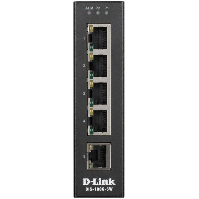 D-Link Industrial Gigabit Unmanaged Switch - DIS-100G-5W