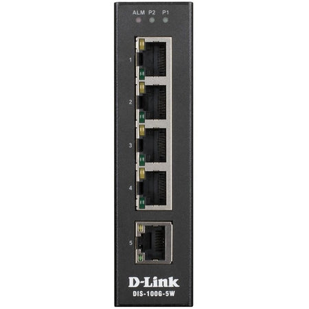D-Link Industrial Gigabit Unmanaged Switch - DIS-100G-5W