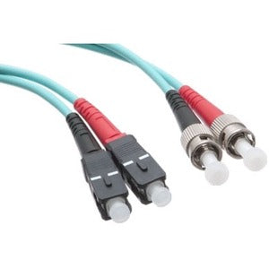 Axiom SC/ST 10G Multimode Duplex OM3 50/125 Fiber Optic Cable 6m - TAA Compliant - AXG96055