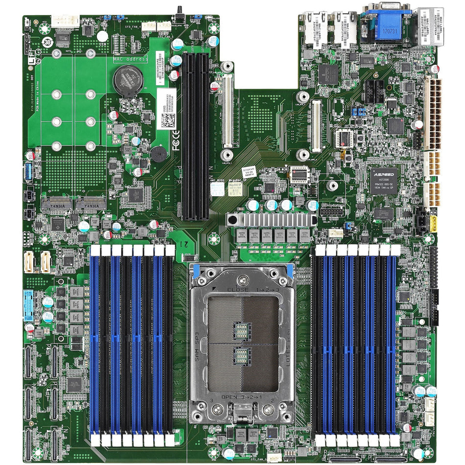 Tyan Tomcat SX S8026 Server Motherboard - AMD Chipset - Socket SP3 - Extended ATX - S8026GM2NR-LE