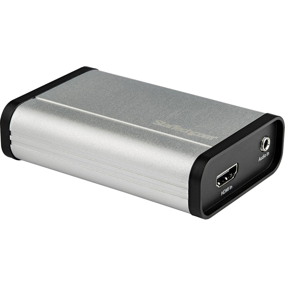 StarTech.com HDMI to USB C Video Capture Device UVC 1080p 60fps, External USB 3.0 HDMI Audio/Video Capture/Live Streaming/Recorder, TAA - UVCHDCAP
