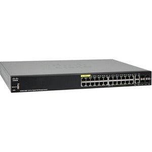 Cisco SG350-28MP 28-Port Gigabit PoE Managed Switch - SG350-28MPK9NA-RF