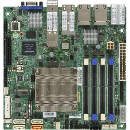 Supermicro A2SDi-TP8F Server Motherboard - Intel Chipset - Socket BGA-1310 - Mini ITX - MBD-A2SDI-TP8F-O