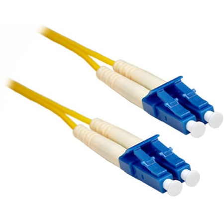 ENET Fiber Optic Duplex Network Cable - LC2-SM-0.5M-ENC
