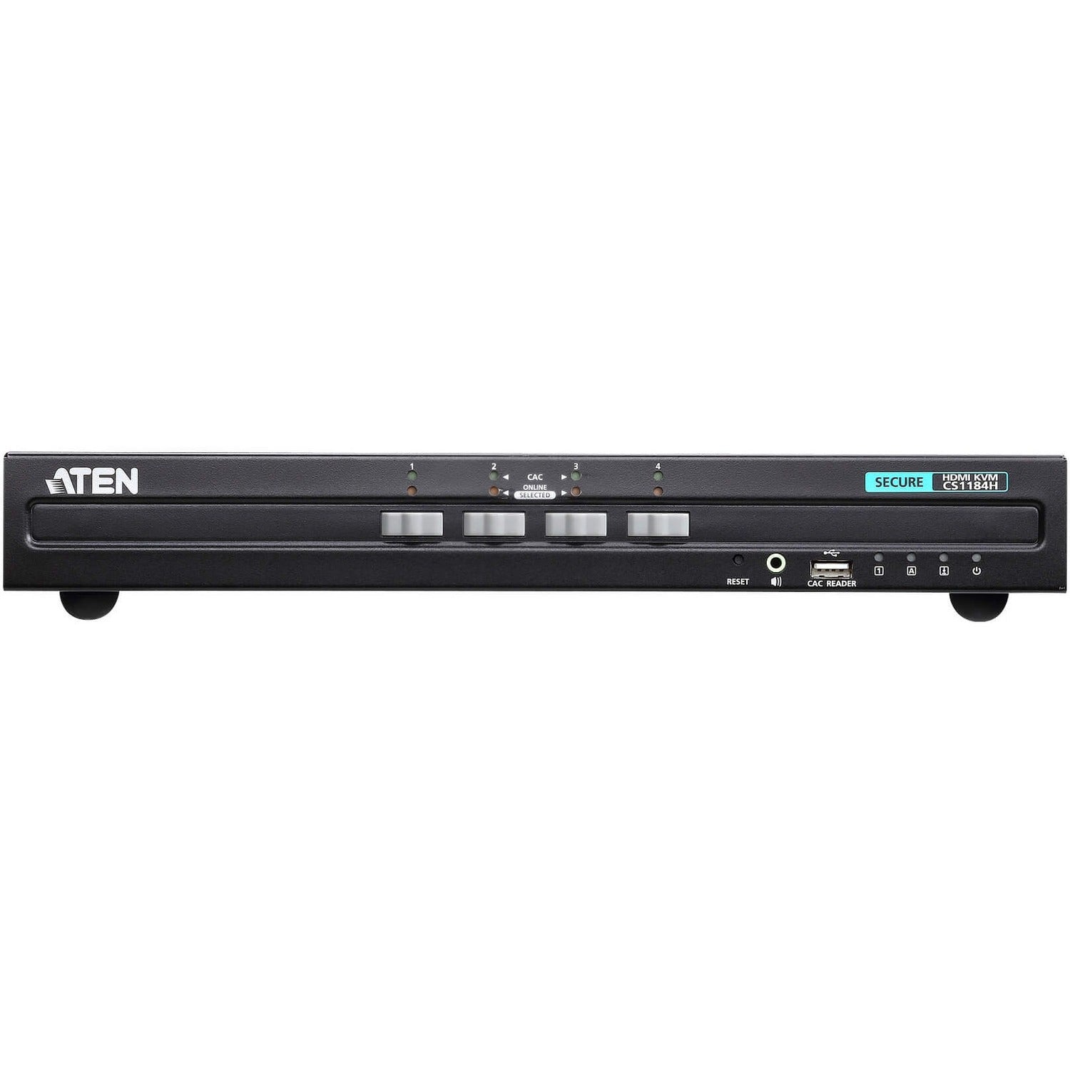 ATEN 4-Port USB HDMI Secure KVM Switch (PSS PP v3.0 Compliant)-TAA Compliant - CS1184H