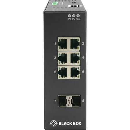 Black Box Industrial Managed Gigabit Ethernet Switch - LIG1082A