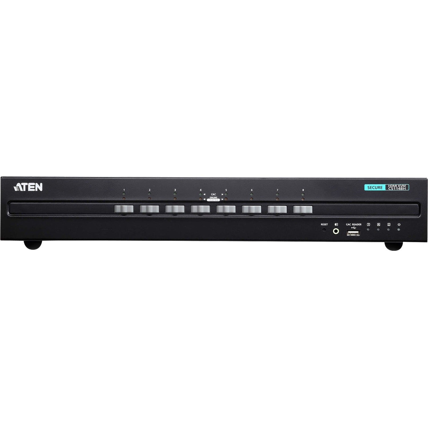 ATEN 8-Port USB HDMI Dual Display Secure KVM Switch (PSS PP v3.0 Compliant)-TAA Compliant - CS1148H