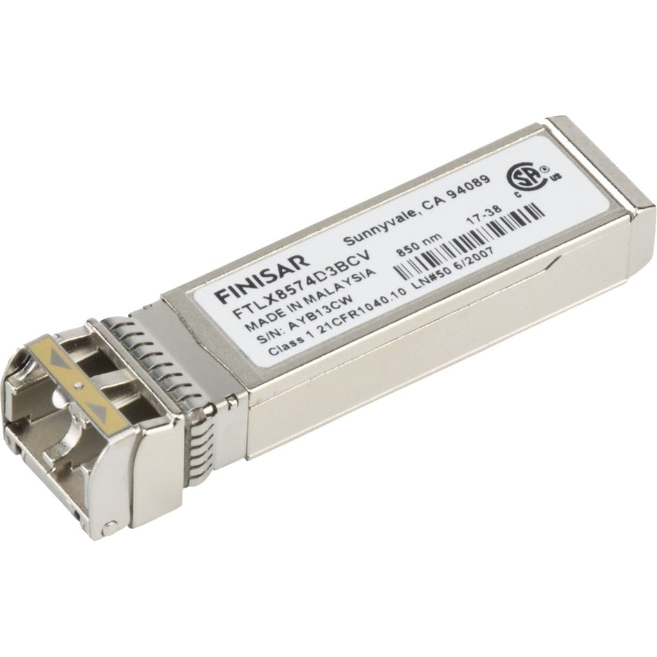 Supermicro 10G/1G Ethernet 10GBase-SR/SW 1000Base-SX Dual Rate SFP+ 850nm LC Transceiver - AOM-TSR-FS