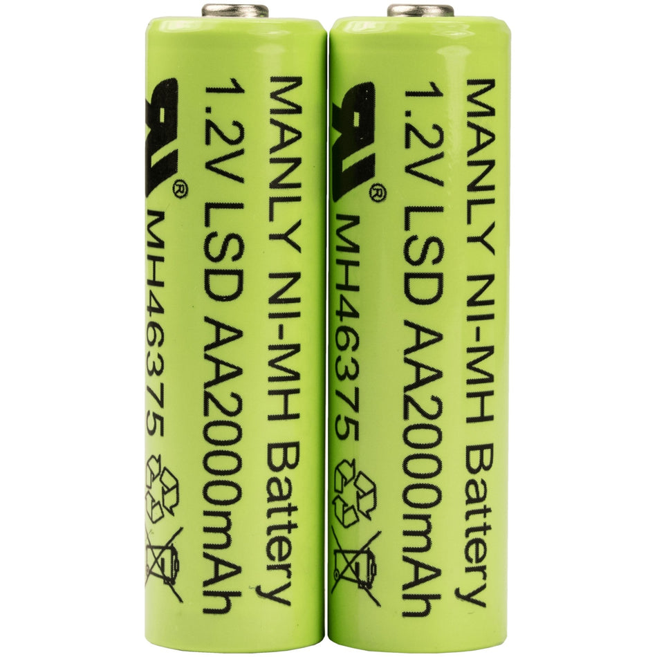 Socket Mobile AA NiMH Batteries for SocketScan S700/S730/S740/S760 - 1 Pair - AC4146-1904