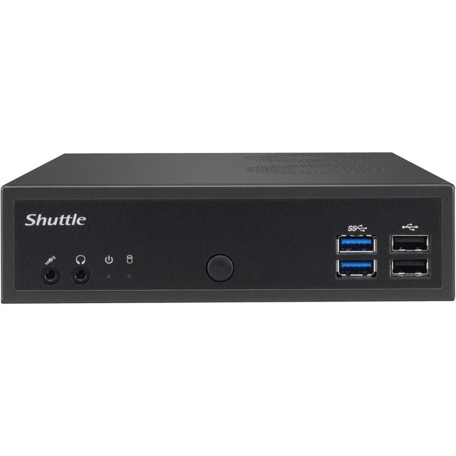 Shuttle XPC slim DH02U3 Barebone System - Slim PC - Intel Core i3 7th Gen i3-7100U 2.40 GHz - DH02U3