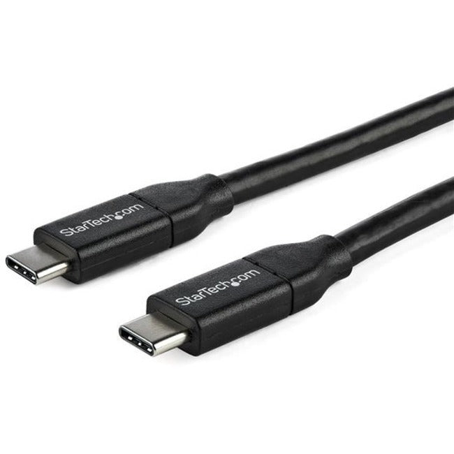 StarTech.com 1m 3 ft USB C to USB C Cable w/ 5A PD - M/M - USB 2.0 - USB-IF Certified - USB Type C Cable - USB C Charging Cable - USB C PD Cable - USB2C5C1M