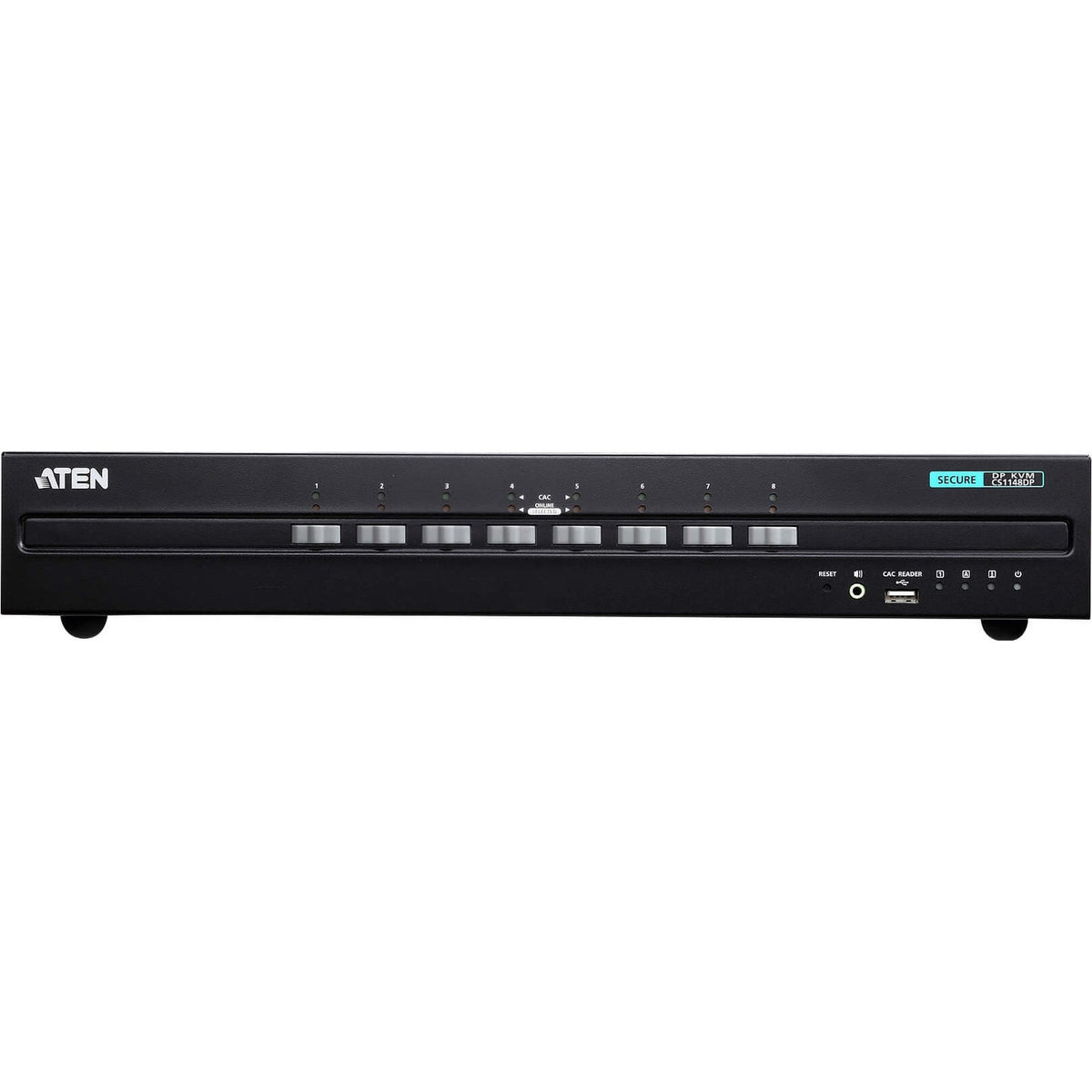 ATEN 8-Port USB DisplayPort Dual Display Secure KVM Switch (PSS PP v3.0 Compliant)-TAA Compliant - CS1148DP