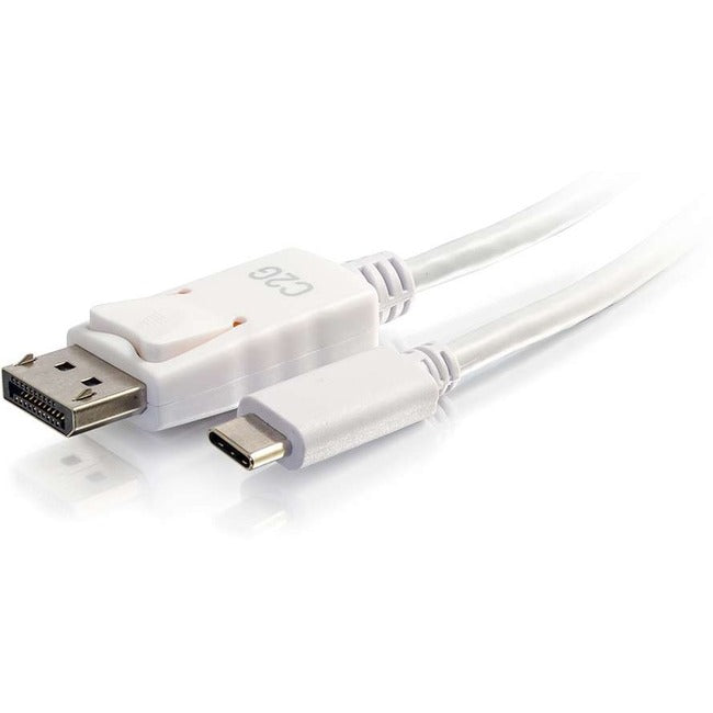 C2G 9ft USB C to DisplayPort 4K Cable White - 26881