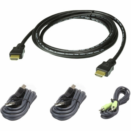 ATEN 2L7D02UHX4 6ft. Single Display HDMI Secure KVM Cable Kit - 2L7D02UHX4