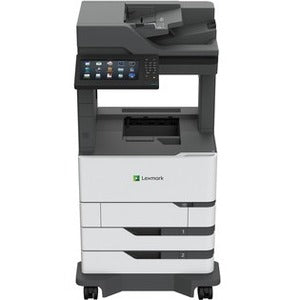 Lexmark MX820 MX826ade Laser Multifunction Printer-Monochrome-Copier/Fax/Scanner-70 ppm Mono Print-1200x1200 Print-Automatic Duplex Print-350000 Pages Monthly-1200 sheets Input-Color Scanner-600 Optical Scan-Monochrome Fax-Gigabit Ethernet - 25B0610