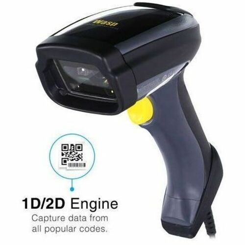 Wasp WDI7500 Industrial 2D Barcode Scanner w/USB cable - 633809002830